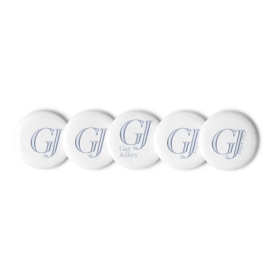 Set of pin buttons