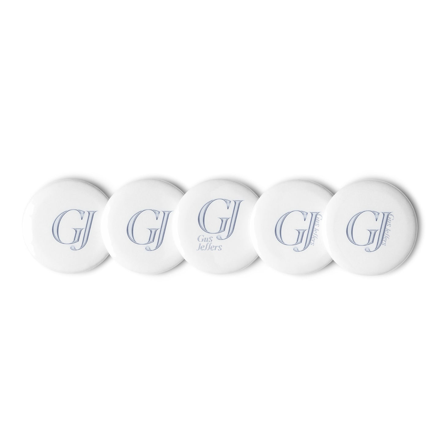 Set of pin buttons